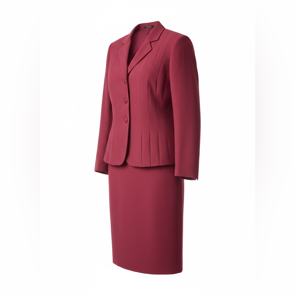 Suit Studio Deep Hot Pink Skirt Suit